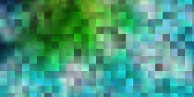 Light Blue, Green vector background with rectangles.