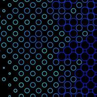 Dark BLUE vector backdrop with circles.