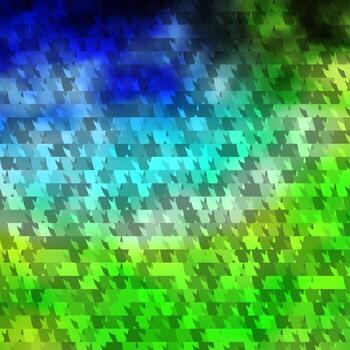 textura de vector azul claro, verde con estilo triangular.