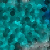 Light Blue, Green vector layout with hexagonal shapes.