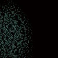 Dark Green vector texture with disks.