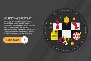 MARKETING STRATEGY CONCEPT vector