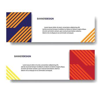 simple web design banner vector
