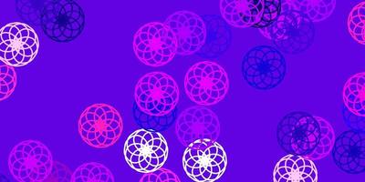 Light Purple, Pink vector background with spots.