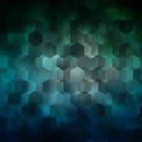 Light Blue, Green vector pattern with colorful hexagons.