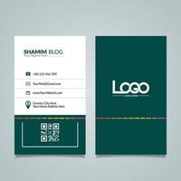 Business Card EPS File Free vector