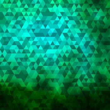 Fondo de vector verde claro con estilo poligonal.