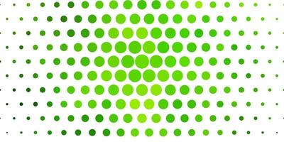 Light Green, Yellow vector background with spots.