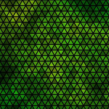 Telón de fondo de vector verde claro, amarillo con líneas, triángulos.