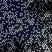 Dark BLUE vector texture with circles.