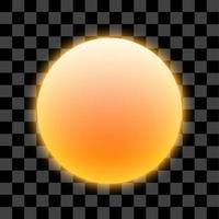 Orange planet object eps vector planetary space editable circle