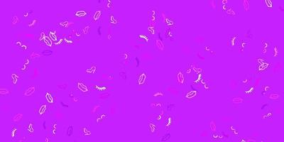 Light Purple, Pink vector texture with women's rights symbols.