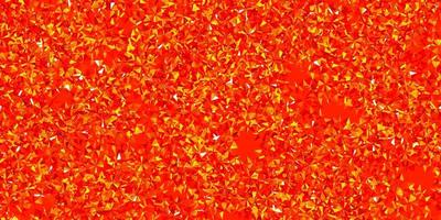 Light Orange vector backdrop with xmas snowflakes.