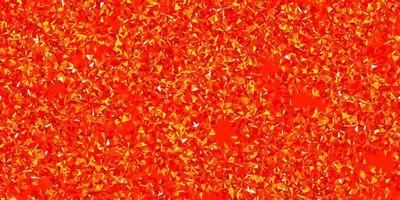 Light Orange vector backdrop with xmas snowflakes.