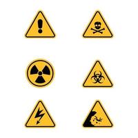 warning sign Vector icon design illustration