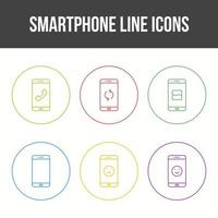 Smartphone and Mobile Apps Vector Icon Set