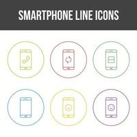 Smartphone and Mobile Apps Vector Icon Set