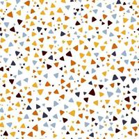 Abstract Triangles, Terrazzo Seamless Repeat Vector Pattern