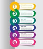 modern text box template, infographics banner vector