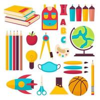 Back To School Icon Set vector