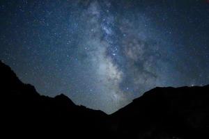 mar negro rize vercenik meseta cielo nocturno, turquía, vista de la meseta foto