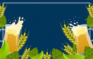 Beer Day Festivity Background vector