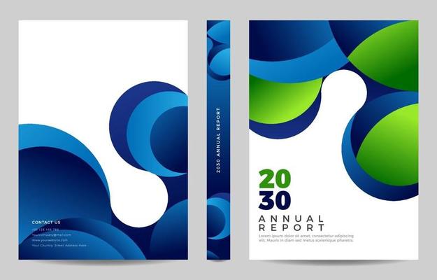 Financial Annual Report Design Template