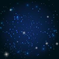 Star Sky Vector Illustration Background