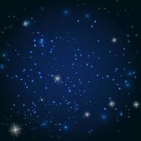 Star Sky Vector Illustration Background