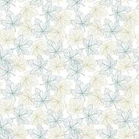Colorful autumn leaves seamless pattern for decorative,fabric,textile vector