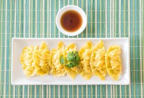 albóndigas de camarones al vapor dim sum foto