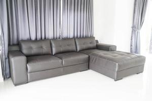 Modern sofa interior decoration in living room photo