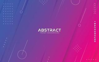 Abstract trendy gradation background vector