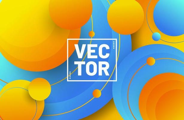Colorful fluid background dynamic textured geometric element