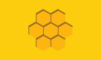 Honeycomb Background. Vector Illustration.