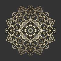 Mandala pattern design with hand drawn vector