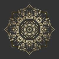 Mandala pattern design with hand drawn vector