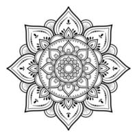 Mandala pattern design with hand drawn