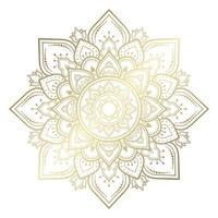 Mandala pattern design with hand drawn vector