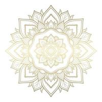 Mandala pattern design with hand drawn vector