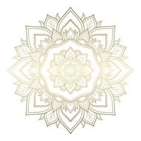 Mandala pattern design with hand drawn vector