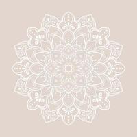 Mandala pattern design with hand drawn vector