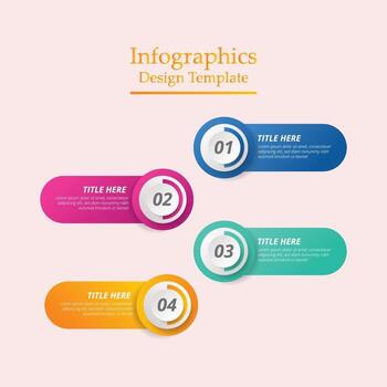visualización de datos comerciales. diagrama del proceso. elementos abstractos del gráfico vector