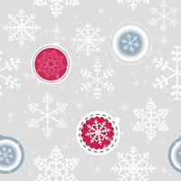 Winter Christmas New Year Seamless Pattern, Beautiful Texture wi vector