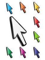 Mouse arrow cursor vector illustration