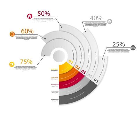 Infographic business template vector illustration