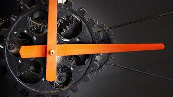 Retro Rusty Mechanic Clock Gears photo