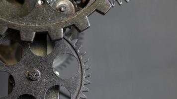 Retro Rusty Mechanic Clock Gears photo