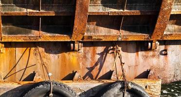 Transportation place Dock near the Sea photo