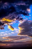 Dark and Soft Clouds on Sky photo